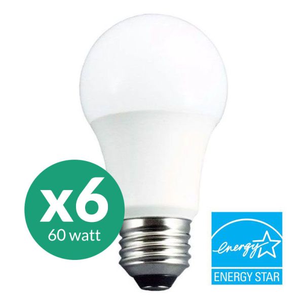 60w equivalent A19 Light Bulb 6-pack